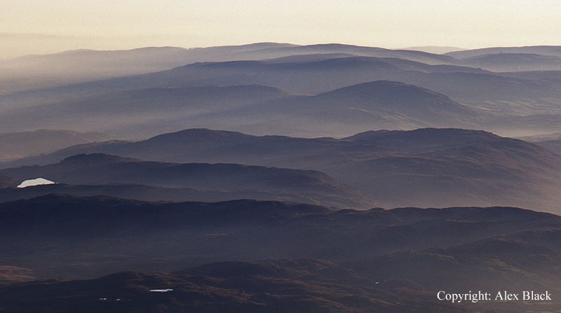 The Blawith Fells from the Old Man of Coniston
